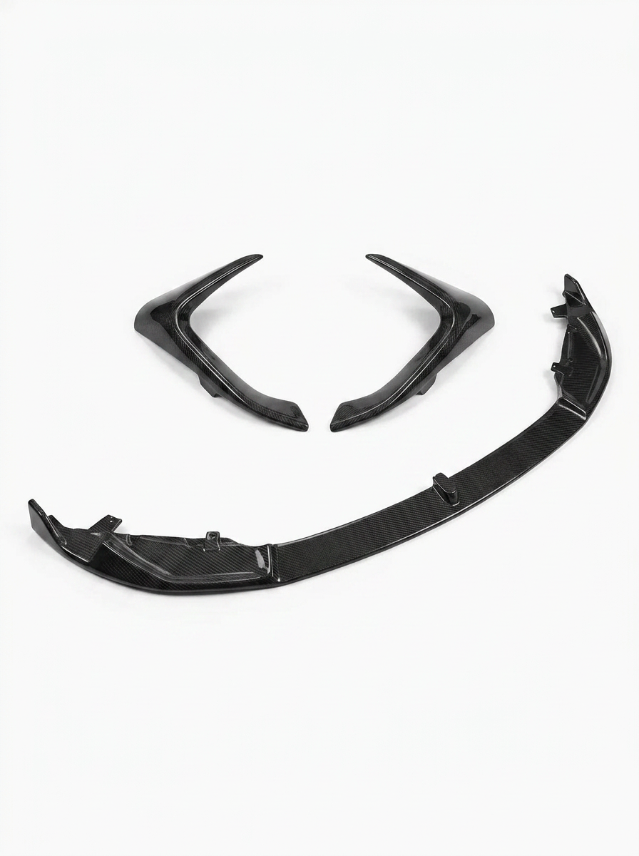 BMW 3 Series F80 M3 F82 F83 M4 M Performance Style Carbon Fiber Front Lip (2015 - 2019)