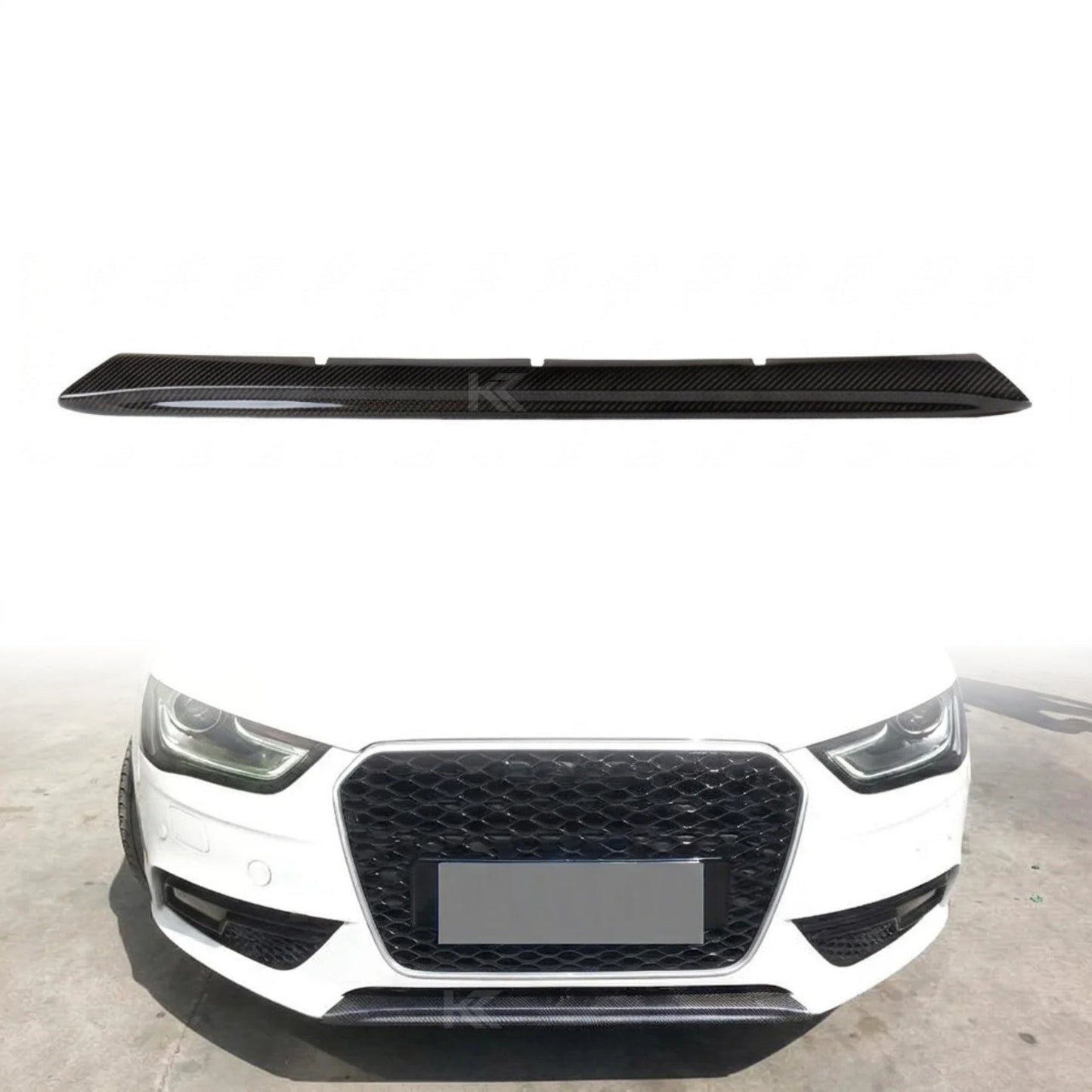 2016–2021 Audi A4 B9 Front Bumper Lip Splitter – Carbon Fiber