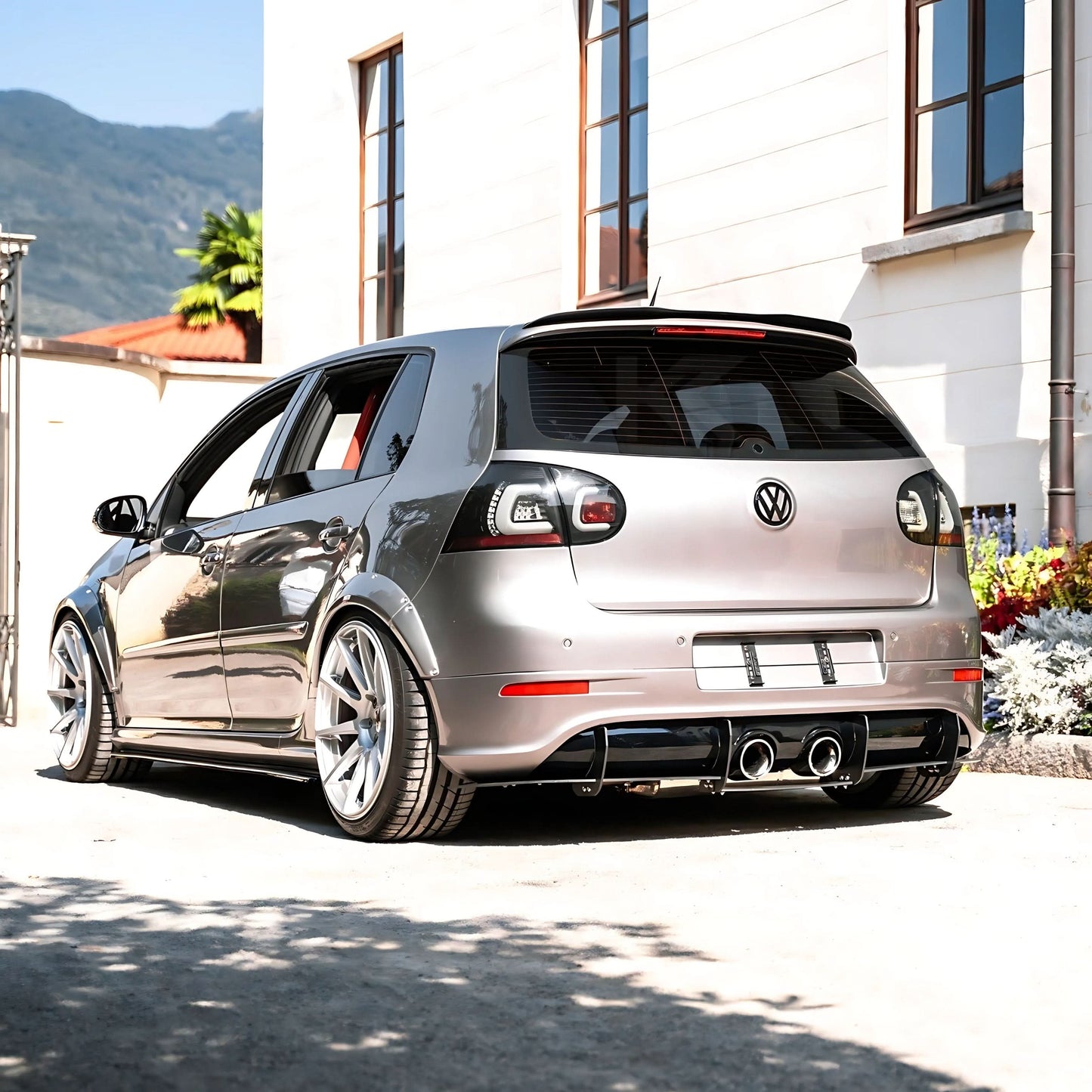 VW Golf 5 Mk5 Black LED Tail Lights (2003-2008)