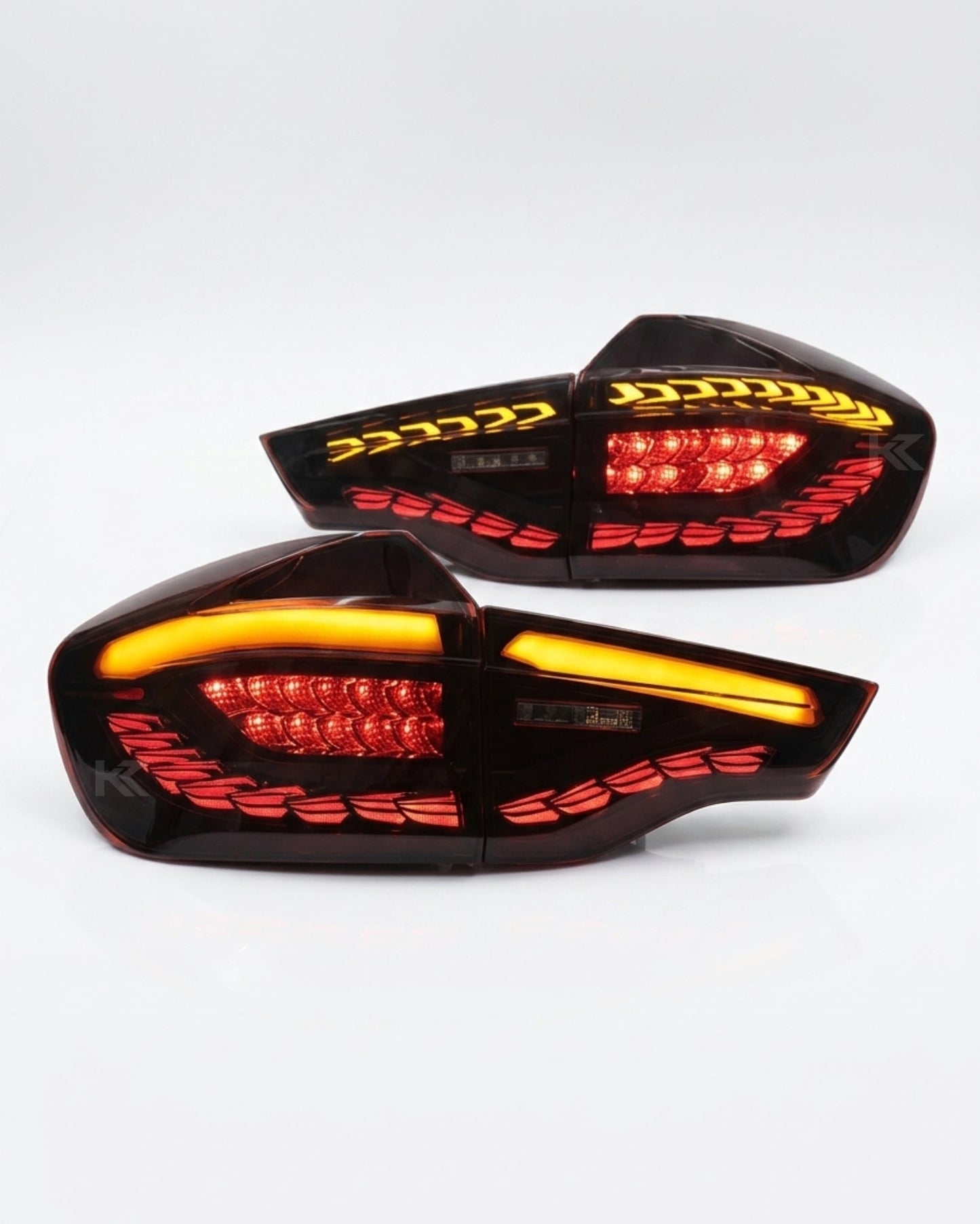 BMW X3 G01 iX3 G08 LED GTS / Dragon Scale Style Taillights (Red or Black) (2019-2022)