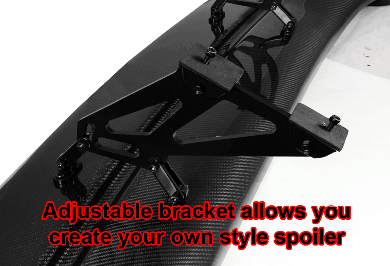 2016-2021 Honda Civic Sedan 57" Wide JDM Trunk Spoiler Carbon Fiber CF