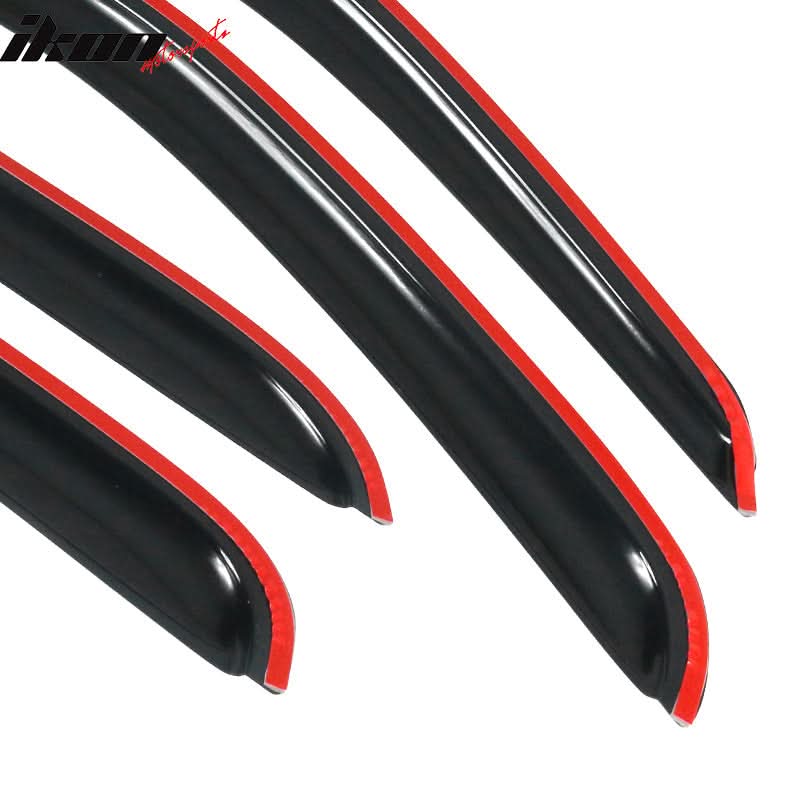 2001-2004 Toyota Tacoma Slim Style Smoke Visor Window Guard Acrylic