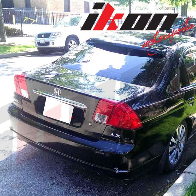 2001-2005 Honda Civic EM2 4Dr Roof Spoiler Sun Window Spoiler Rain Gua