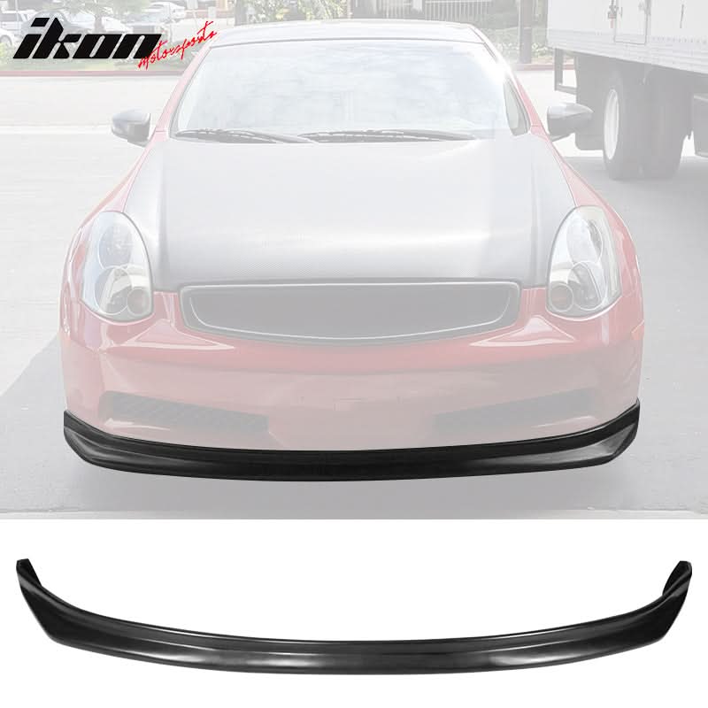 2003-2006 Infiniti G35 Coupe NS Style Front Bumper Lip Spoiler PU
