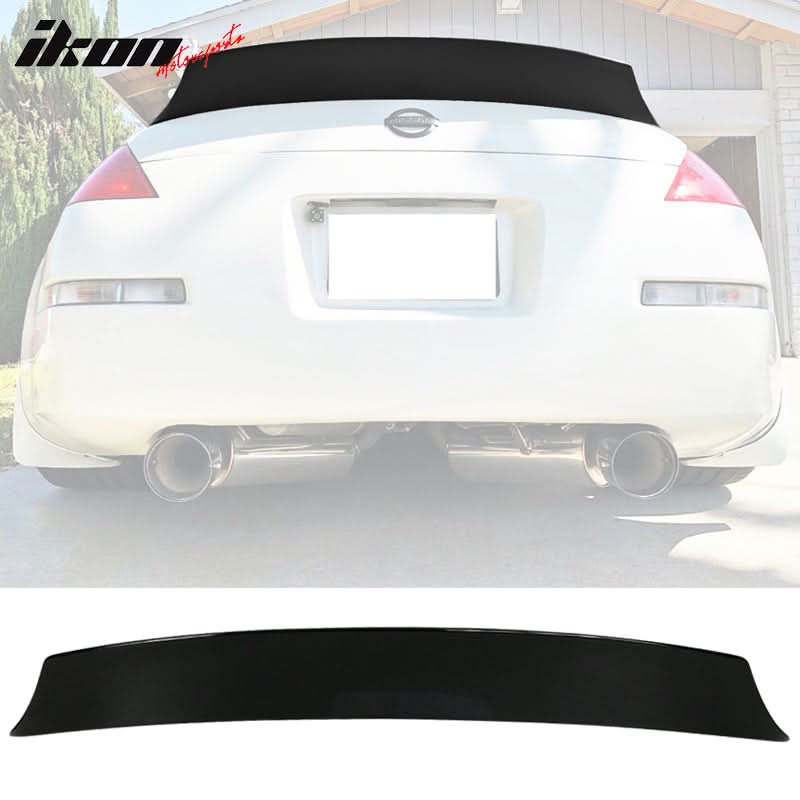 2003-2008 Nissan 350Z Fairlady V Style #G41 Black Trunk Spoiler ABS