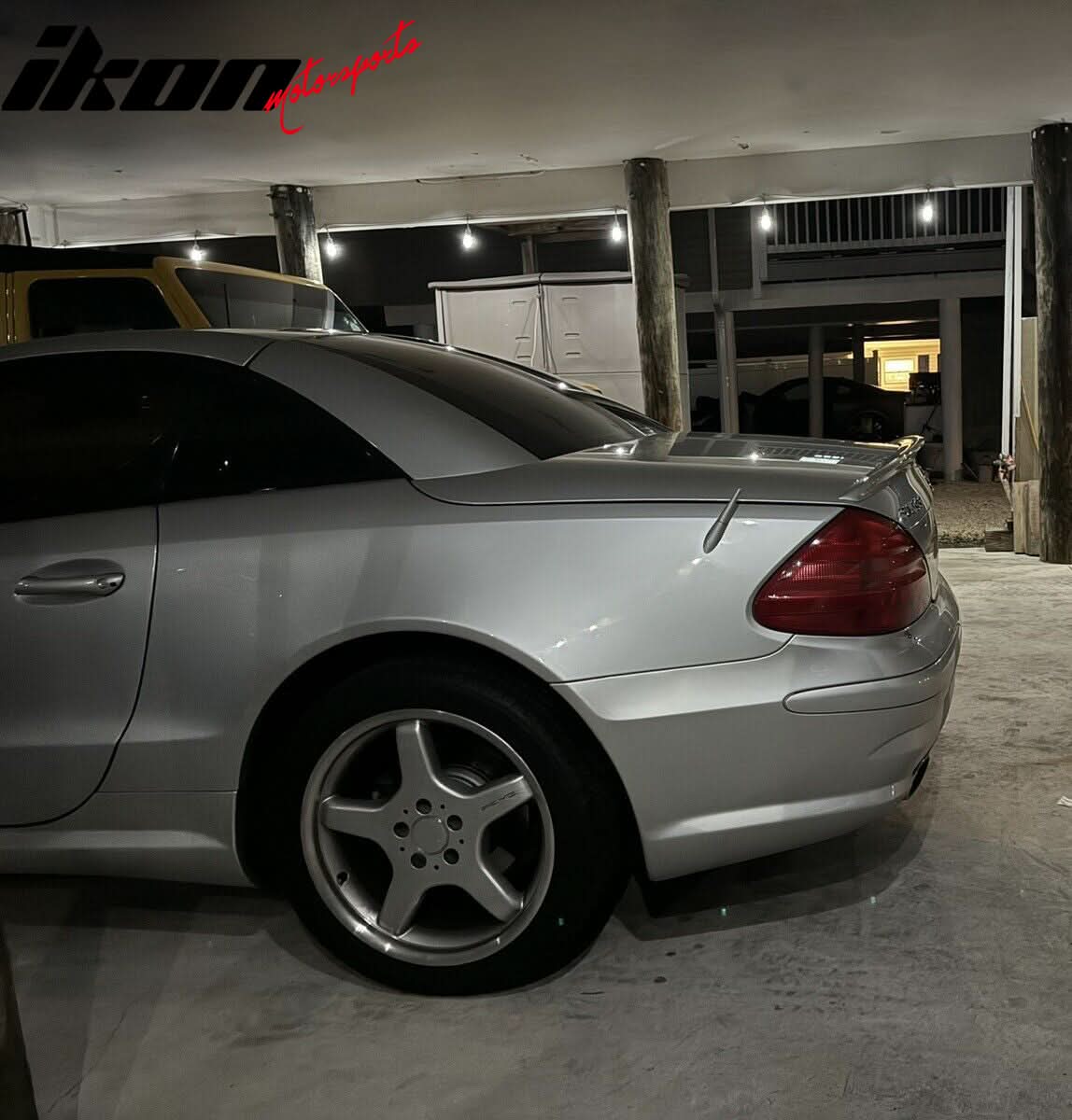 2003-2011 Benz SL Class R230 Trunk Spoiler #744 775 Silver Metallic