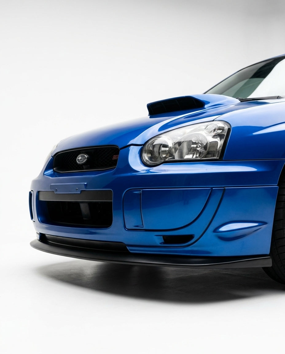 2004-2005 Subaru Impreza WRX STI STI Style Front Bumper Lip Guard - PU