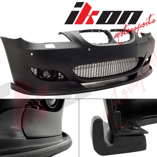 2004-2010 BMW 5-Series Aftermarket M5 Bumper Front Bumper Lip PP