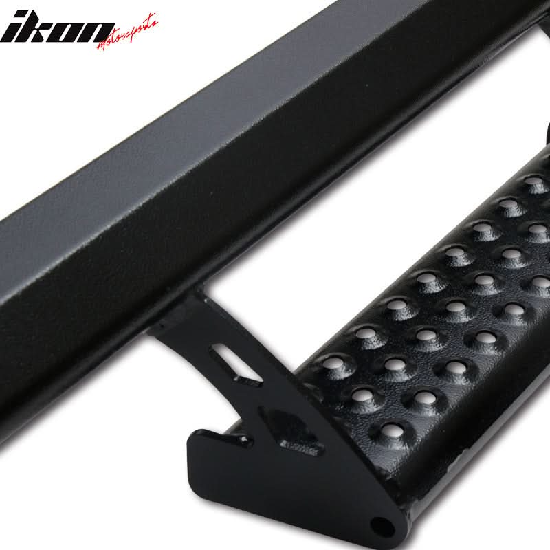 2005-2022 Toyota Tacoma Double OE Style Black Running Boards Steel