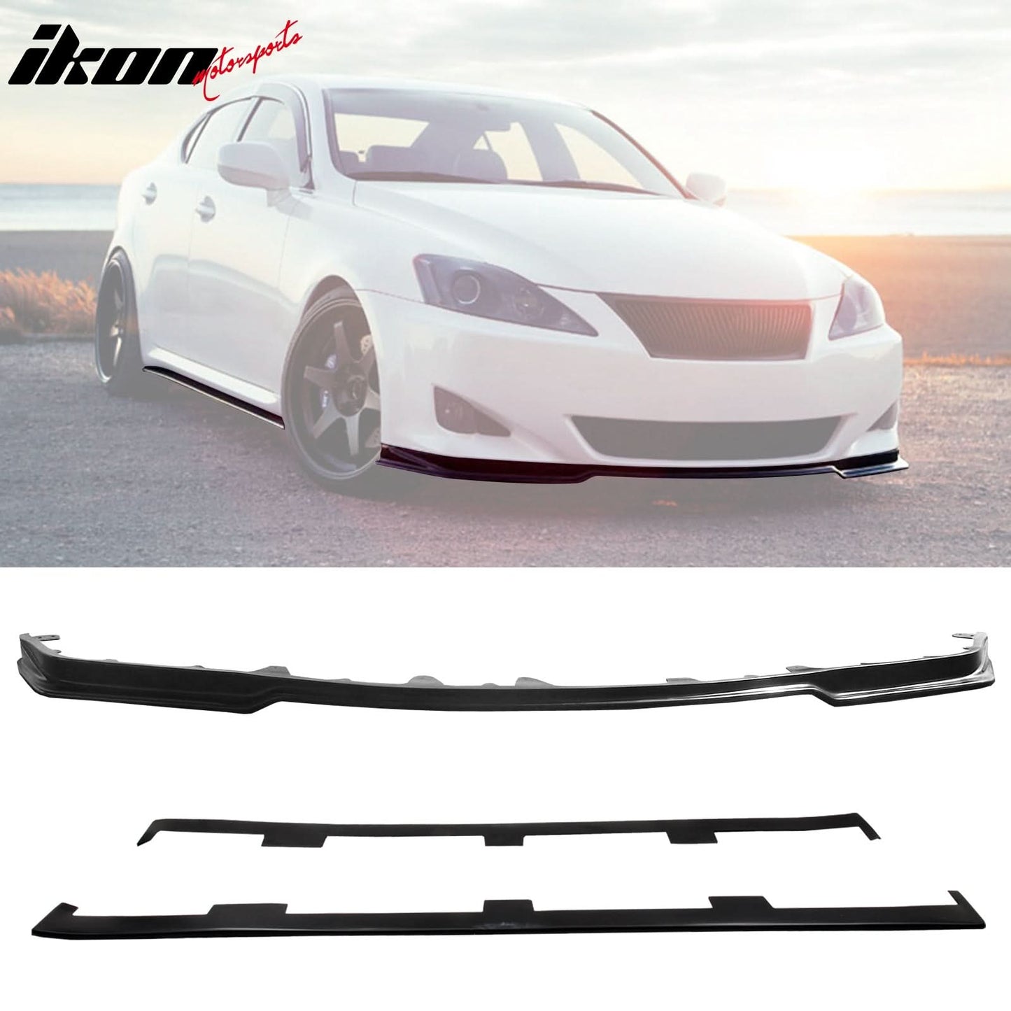 Side Skirts & Front Lip ForÂ 2006-2008 Lexus IS250 IS350 JDM PM Style