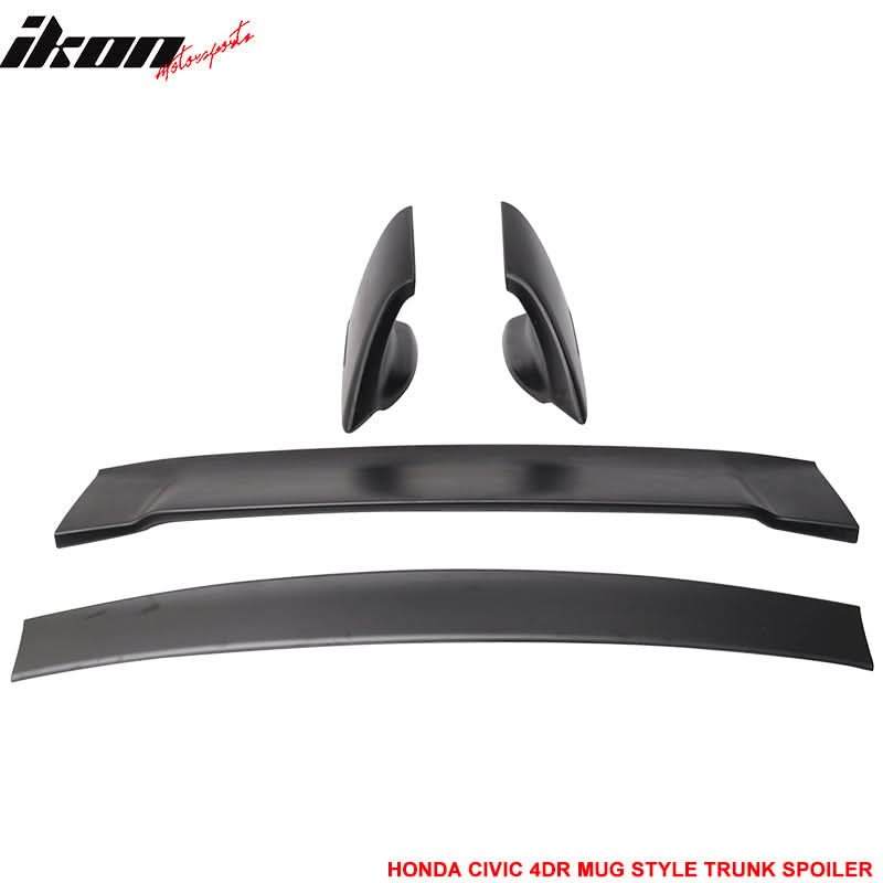 2006-2011 Honda Civic FD2 Mugen Style Unpainted Rear Spoiler Wing ABS