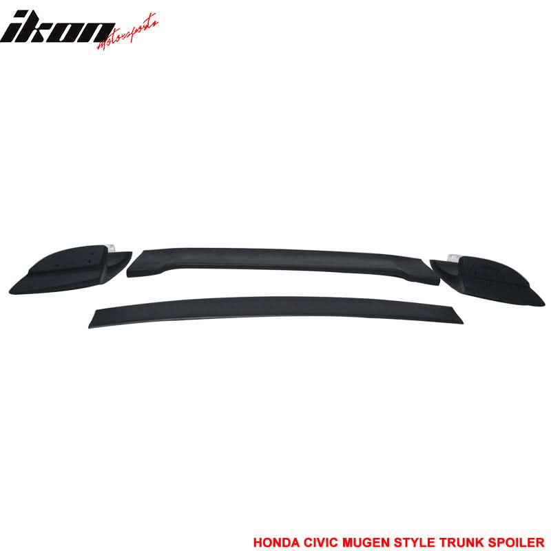 2006-2011 Honda Civic FD2 Mugen Style Unpainted Rear Spoiler Wing ABS