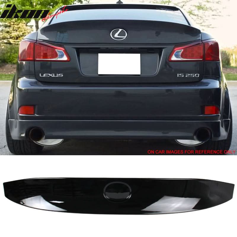 2006-2013Â  Lexus IS250 IS350 ISF IKON Obsidian Black Rear Spoiler Wing