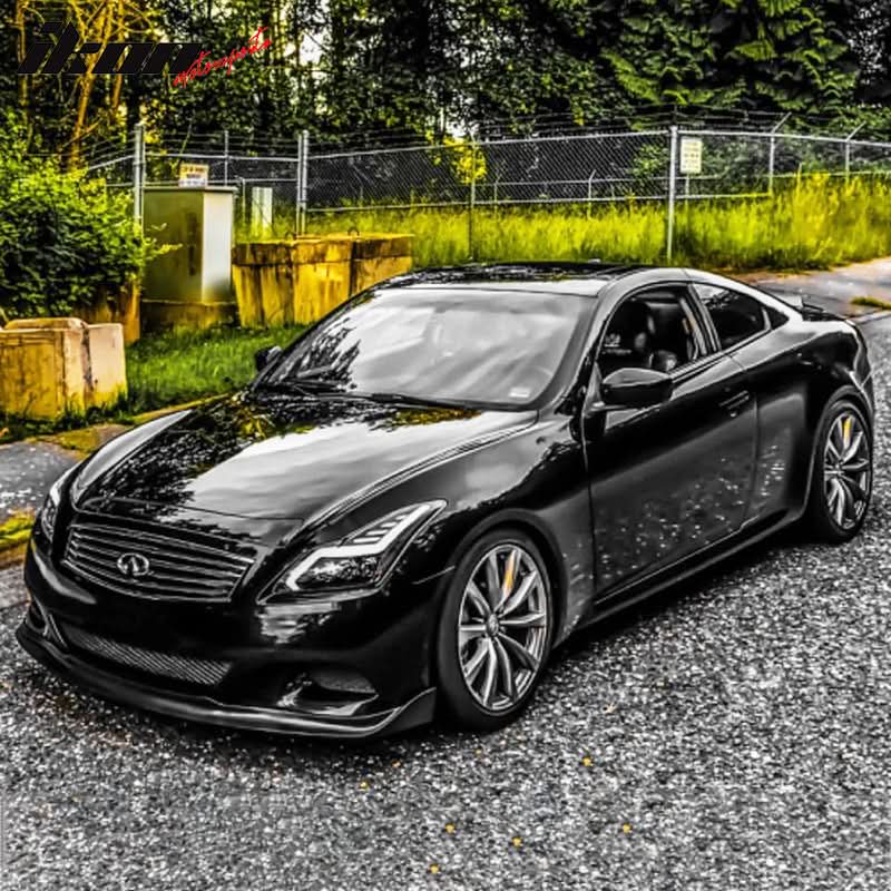 2008-2014 Infiniti G37 Coupe & Q60 EVO Style Front Bumper Lip