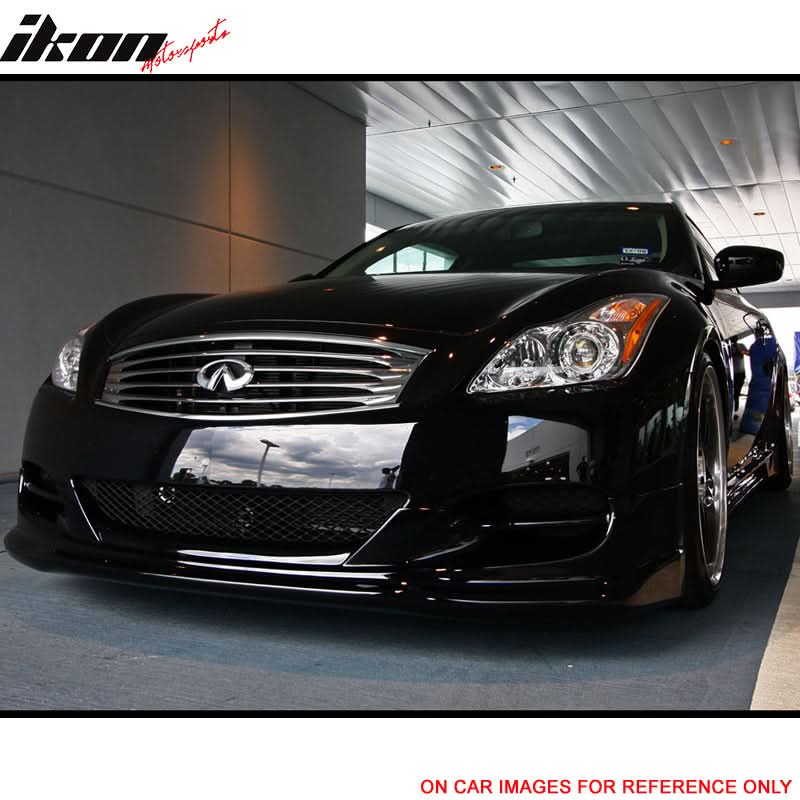 2008-2014 infiniti G37 Coupe TS Paint Black Obsidian #KH3 Front Lip PU