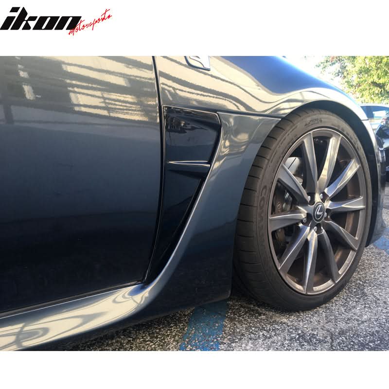 2008-2014 Lexus ISF Novel Style Unpainted Black Side Vent Fender PP