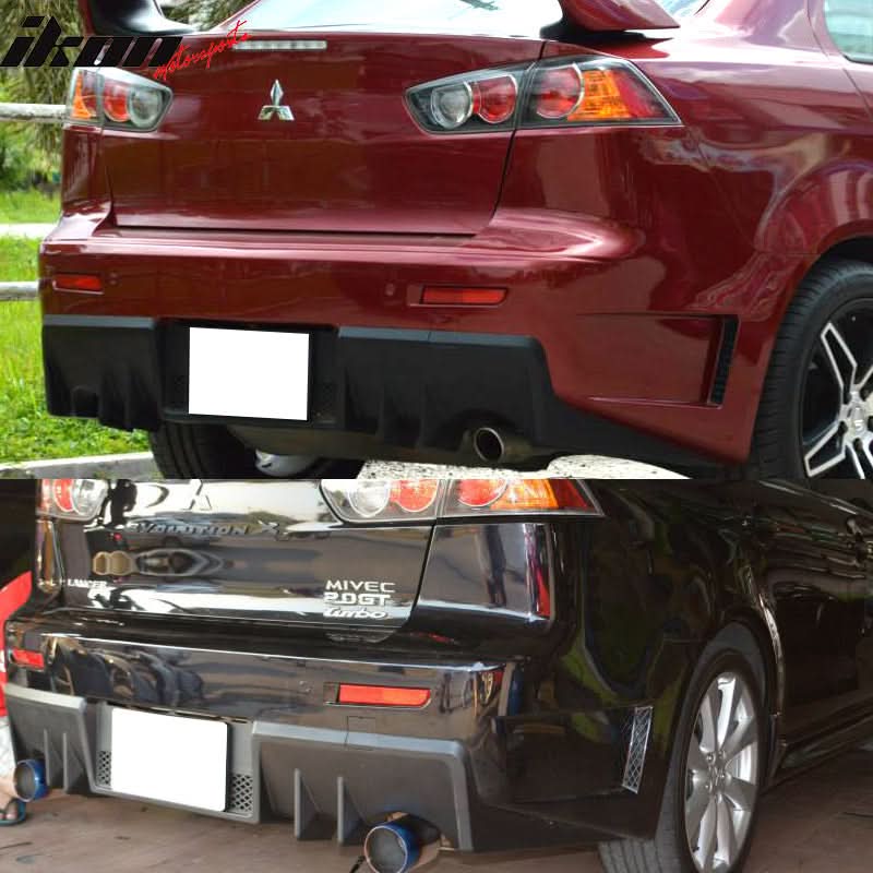 2008-2015 Mitsubishi Lancer FQ FQ440 Style Lower Rear Bumper Cover