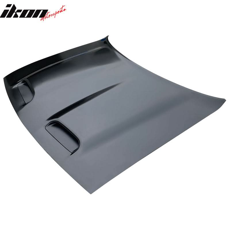 2008-2023 Dodge Challenger Hood Hellcat Style Aluminum Black Car Hood