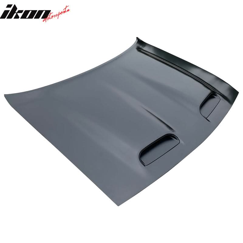 2008-2023 Dodge Challenger Hood Hellcat Style Aluminum Black Car Hood