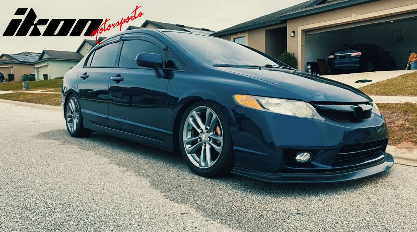 2009-2011 Honda Civic FA5 4Dr Sedan Ikon Aero DP Front Lip Splitter