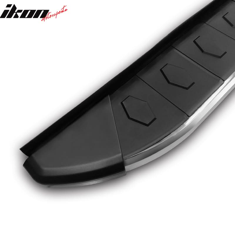 2009-2015 Honda Pilot Running Boards OE Style Black Silver Aluminum
