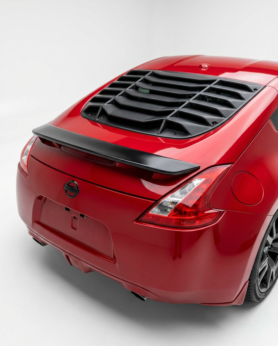 2009-2021 Nissan 370Z Z34 Coupe Painted Color ABS Trunk Spoiler