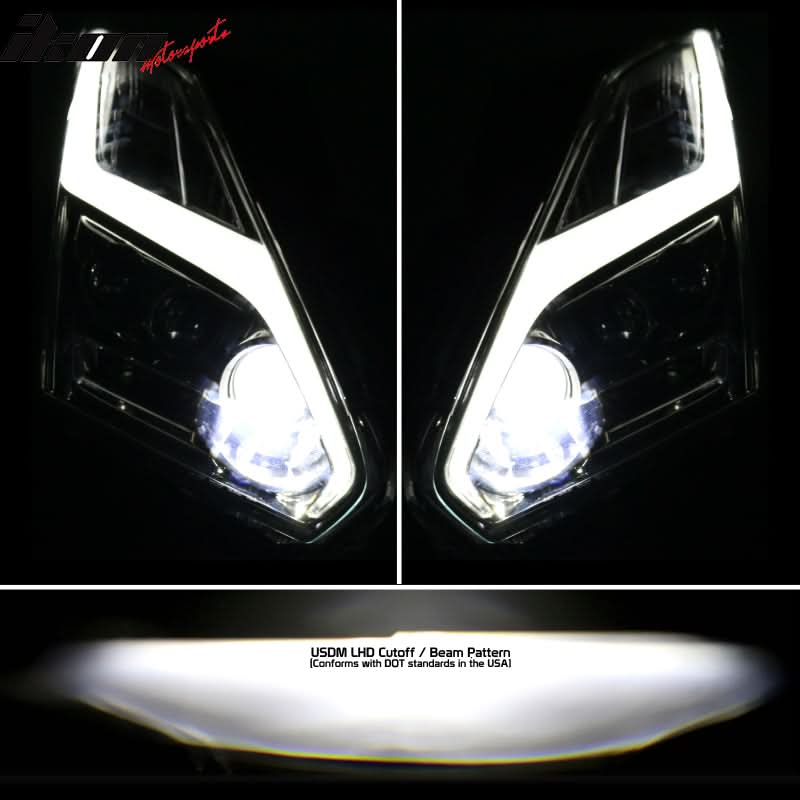 2009-2024  Nissan R35 GTR LED DRL Headlights(Upgrade 09-16 to 17+)