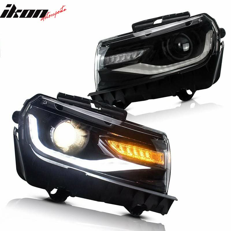 2010-2013 Chevy Camaro ZL1 Style Front Bumper w/ Headlights Fog Lights