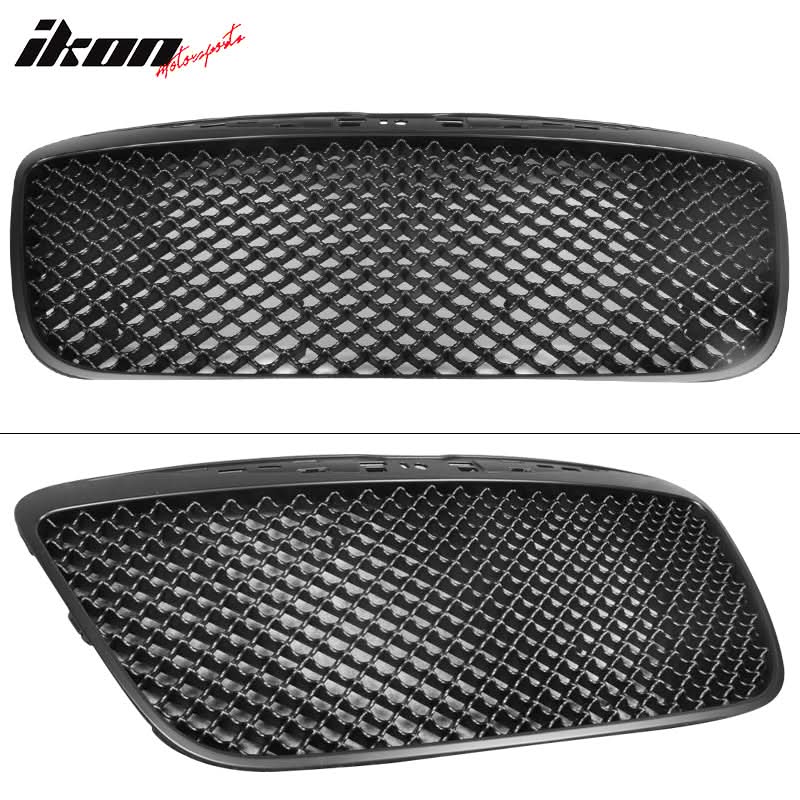 2011-14 Chrysler 300 300C Grill B Style Black Mesh Vehicle Grille ABS