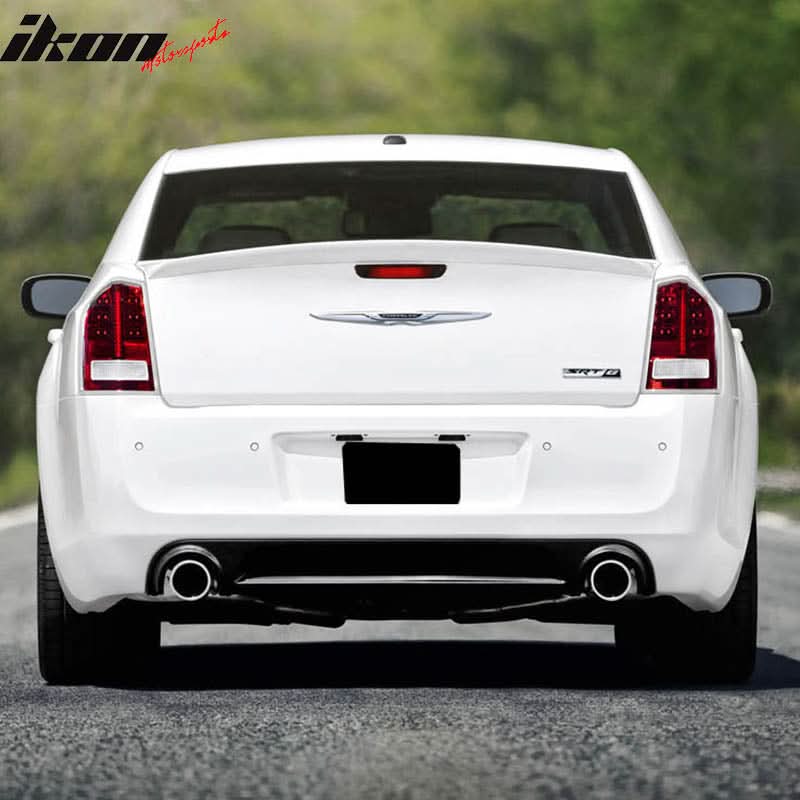 2011-2023 Chrysler 300 OEM Style Matte Black Rear Spoiler Wing ABS