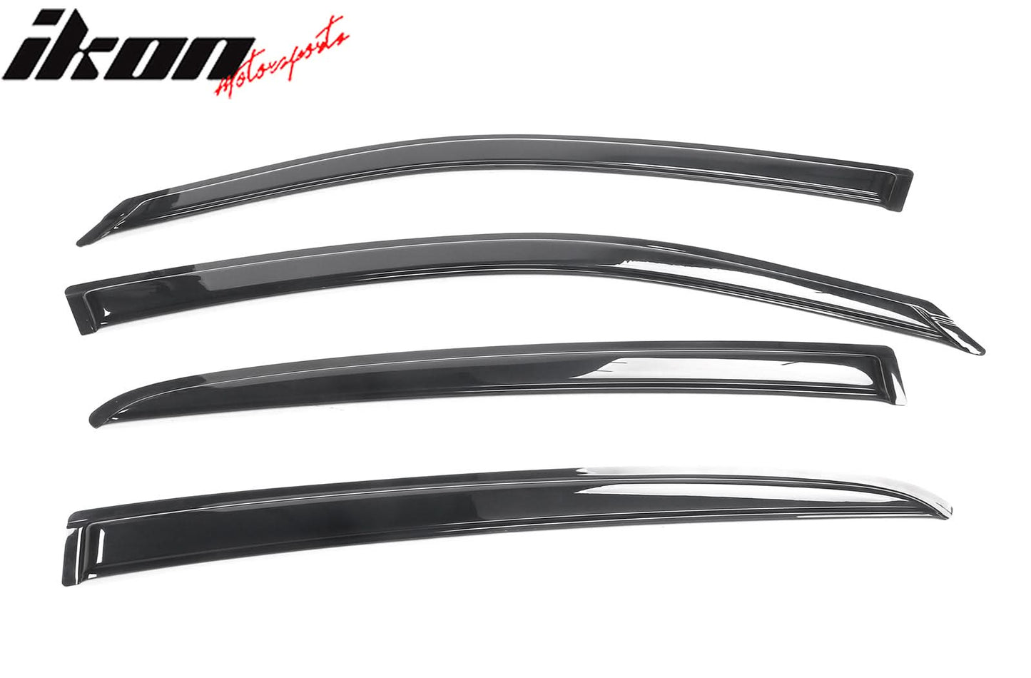 2011-2024 Dodge Charger Slim Smoke Tape On 4PCS Window Visors Acrylic