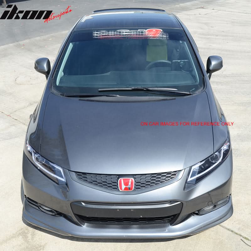 2012-2013 Honda Civic Coupe MD #NH731P Crystal Black Pearl Front Lip