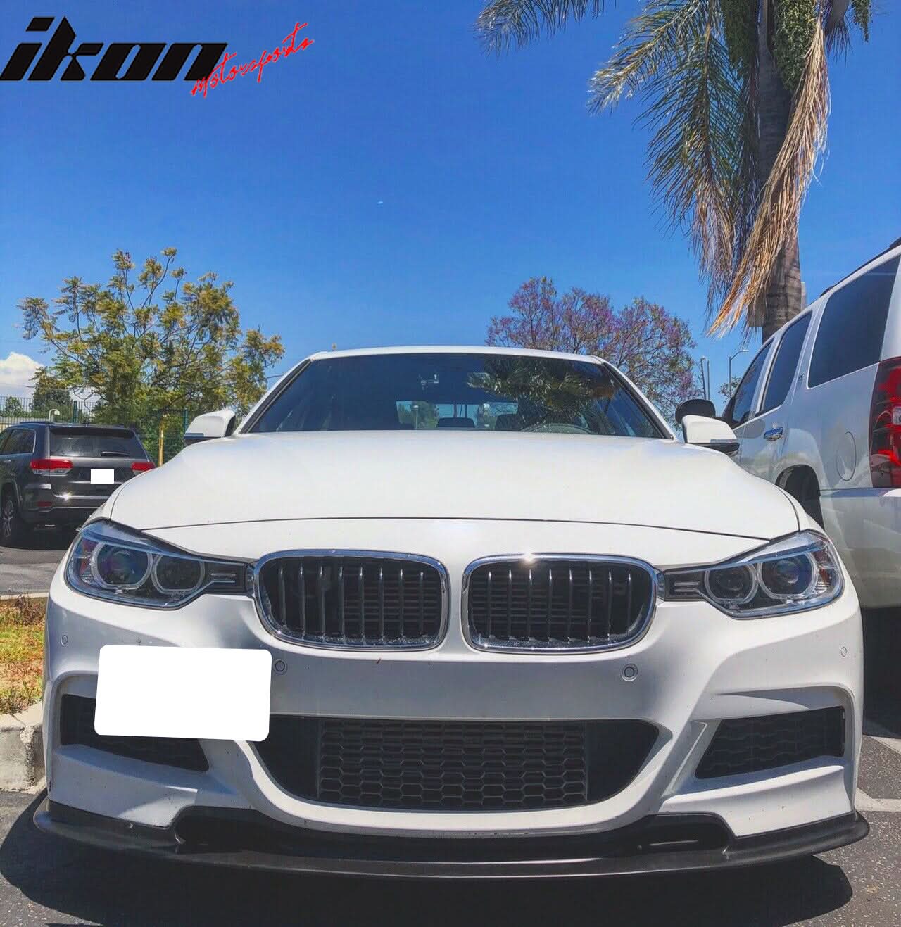 2012-2018 BMW F30 3 Series M Sport VR Style Unpainted Front Bumper Lip