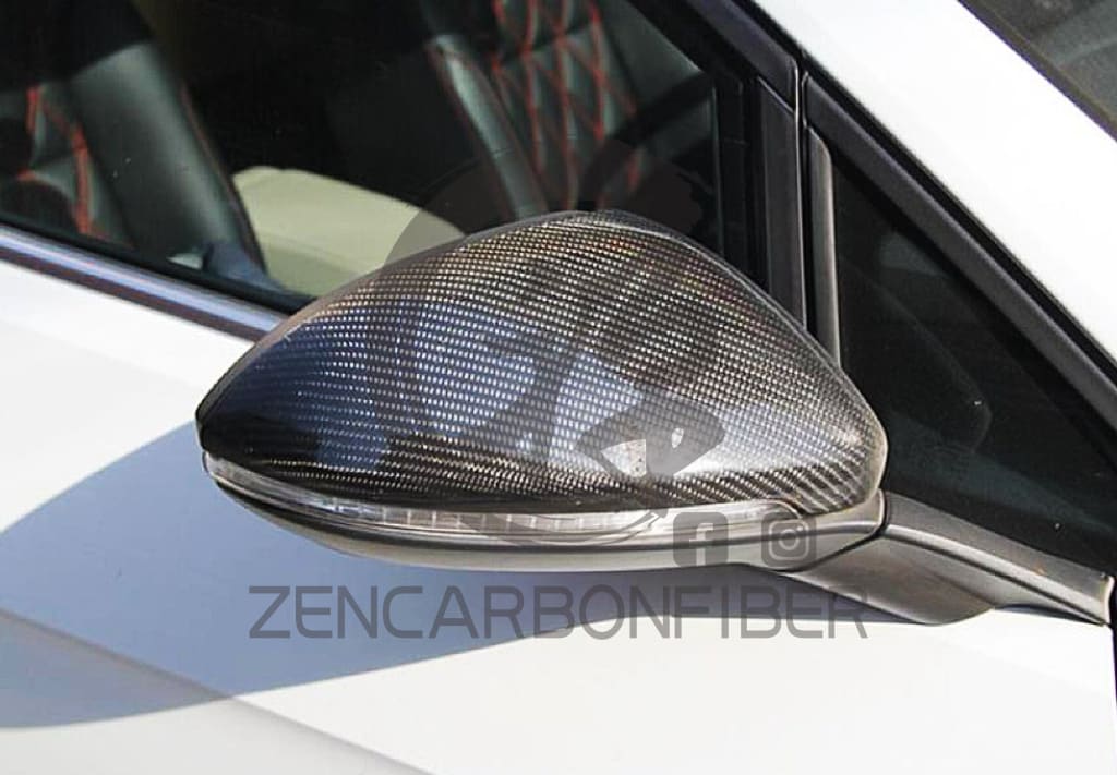 2012-2018 MK6 Jetta Carbon Fiber Mirror Caps Replacements