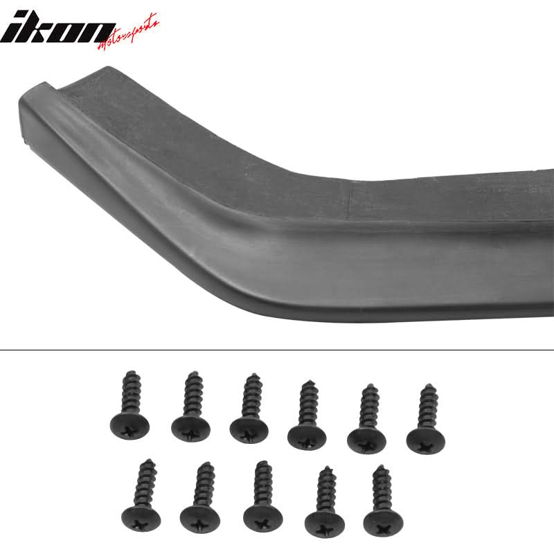 2013-2016 Subaru BRZ Black Front Bumper Lip Splitters Winglets 2PCS PU