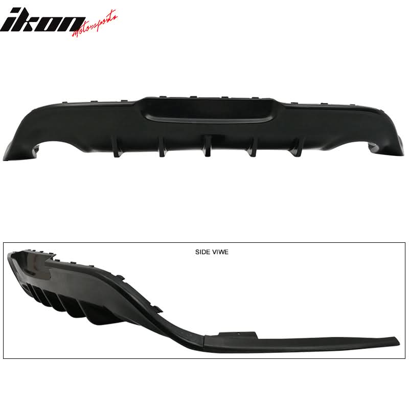 2013-2017 Dodge Dart IKON Style Unpainted Rear Bumper Diffuser PU