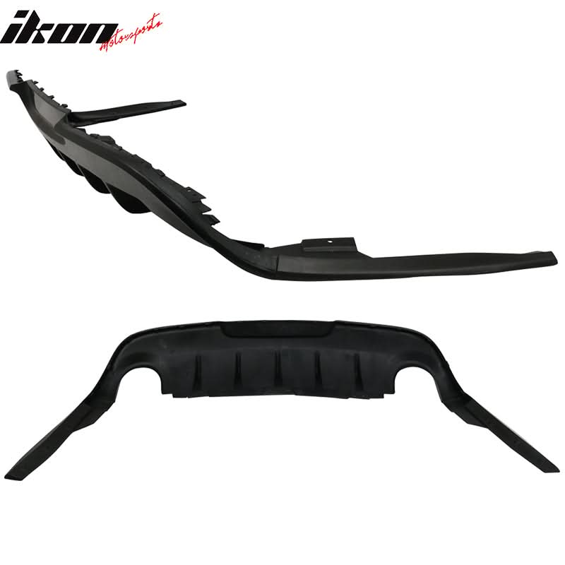 2013-2017 Dodge Dart IKON Style Unpainted Rear Bumper Diffuser PU