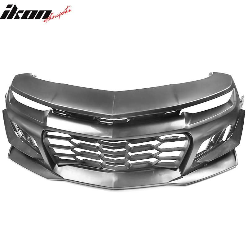 2014-2015 Chevy Camaro 5TH to 6TH Gen 1LE Style Black Front Bumper PP