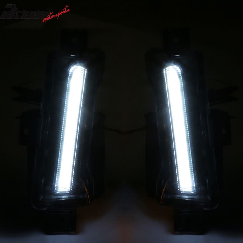 2014-2015 Chevy Camaro ZL1 Style Front Bumper DRL Fog Lights Headlamps