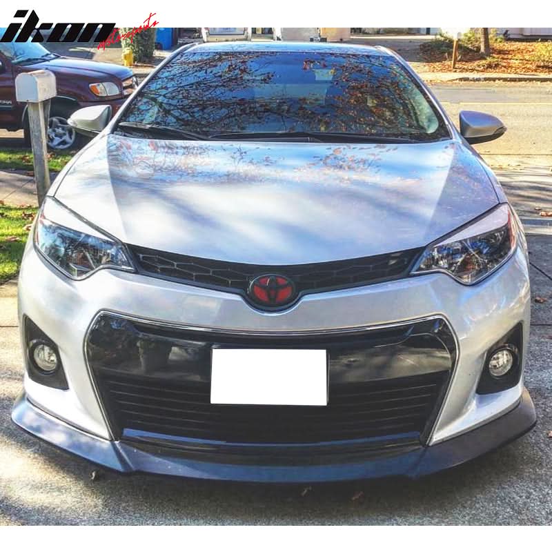 2014-2016 Toyota Corolla S Model GT Style Front Lip Splitter Spoiler