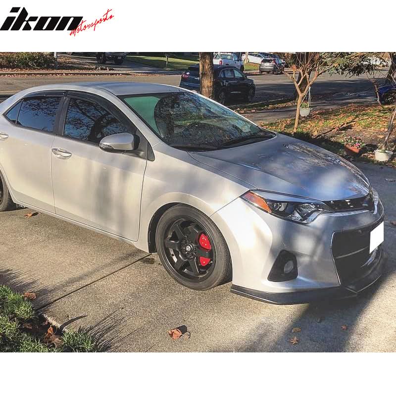 2014-2016 Toyota Corolla S Model GT Style Front Lip Splitter Spoiler