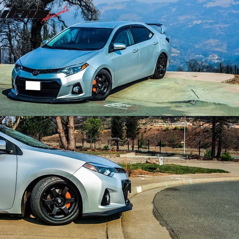 2014-2016 Toyota Corolla S Model GT Style Front Lip Splitter Spoiler