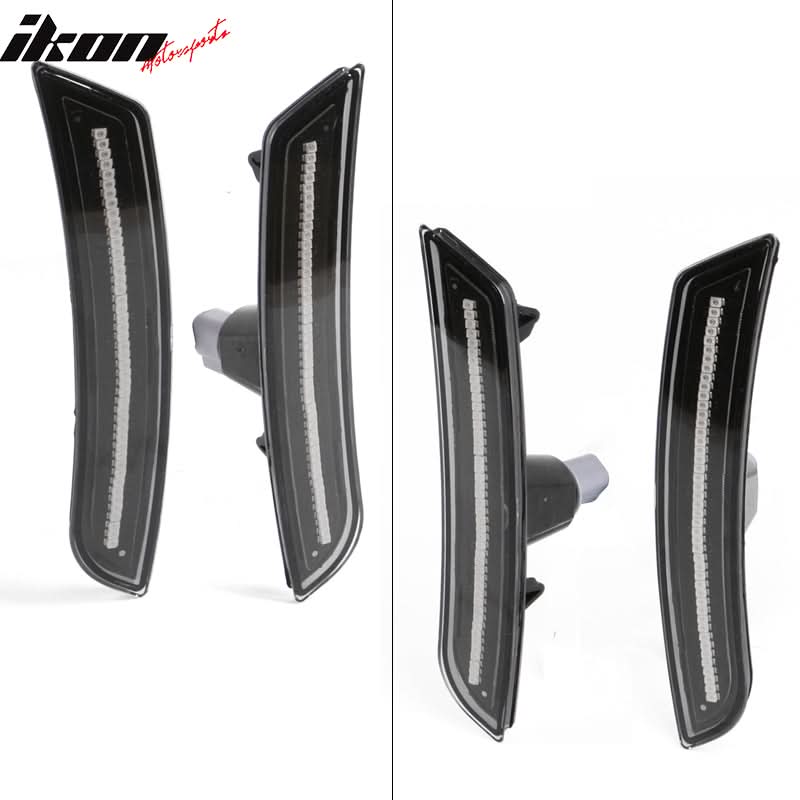 2014-2019 Cadillac CTS ATS Black Housing Side Marker Light Corner Lamp