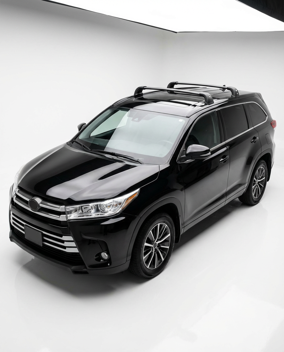 2014-2019 Toyota Highlander Roof Rack Cargo Carrier Cross Bar Aluminum