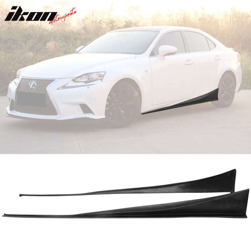 2014-2020 Lexus IS250 IS300 IS350 F Sport Style Side Skirts Panel PU