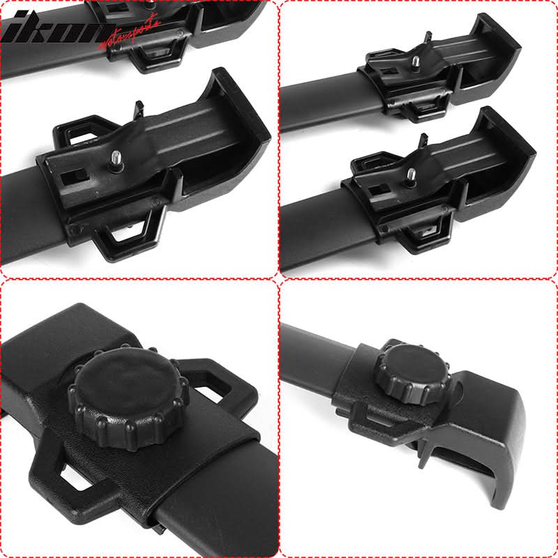 2014-2023 Jeep Renegade OE Black Top Roof Rack Cross Bar Aluminum