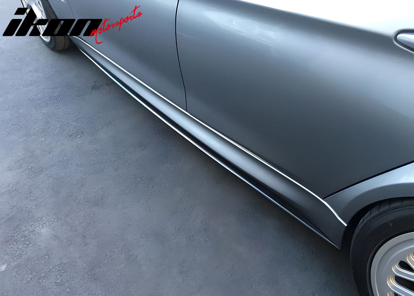 2015-2018 BMW F80 M3 Side Skirts Extention MT Style PU Unpainted Black