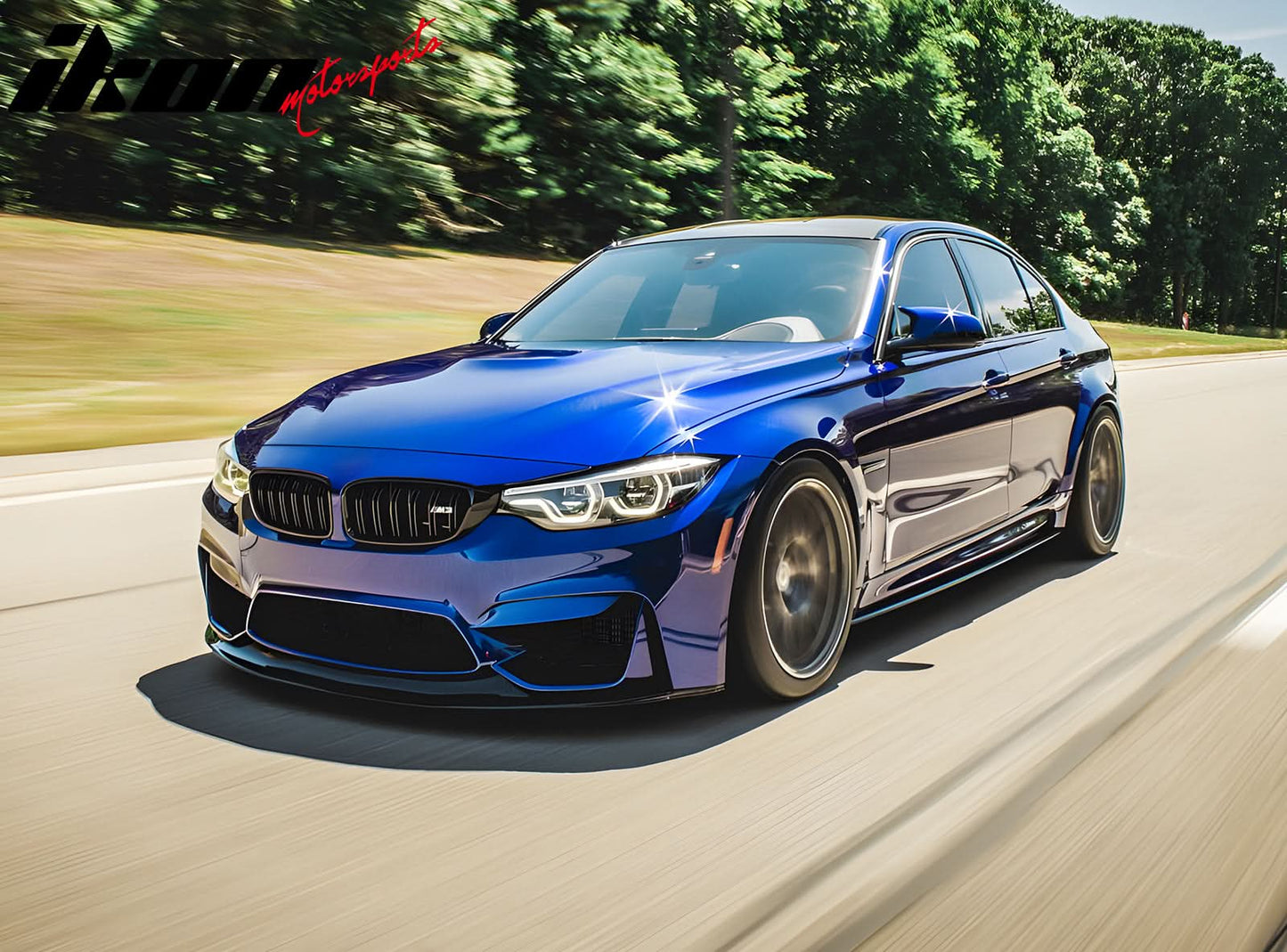 2015-2018 BMW F80 M3 Side Skirts Extention MT Style PU Unpainted Black