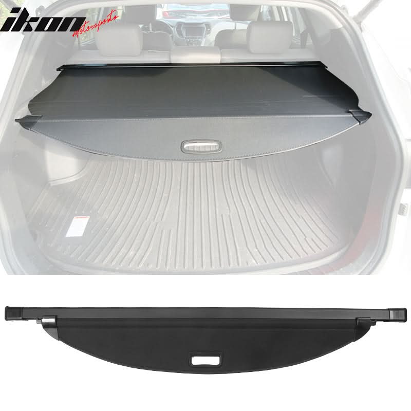 2015-2018 Hyundai Santa Fe Sport Black Rear Trunk Cargo Cover Shade