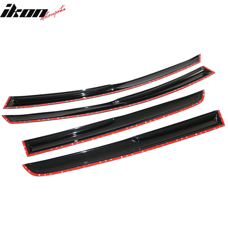 2015-2019 Volkswagen VW Golf MK7 Window Visor Mugen Style Smoke Tinted